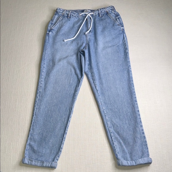 Kensie Pants - Kensie Light Blue Denim Joggers